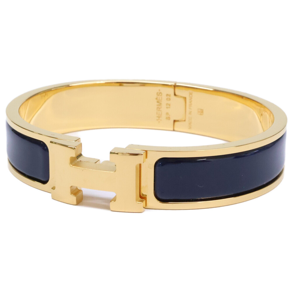 HERMES Gold Charm Bracelet